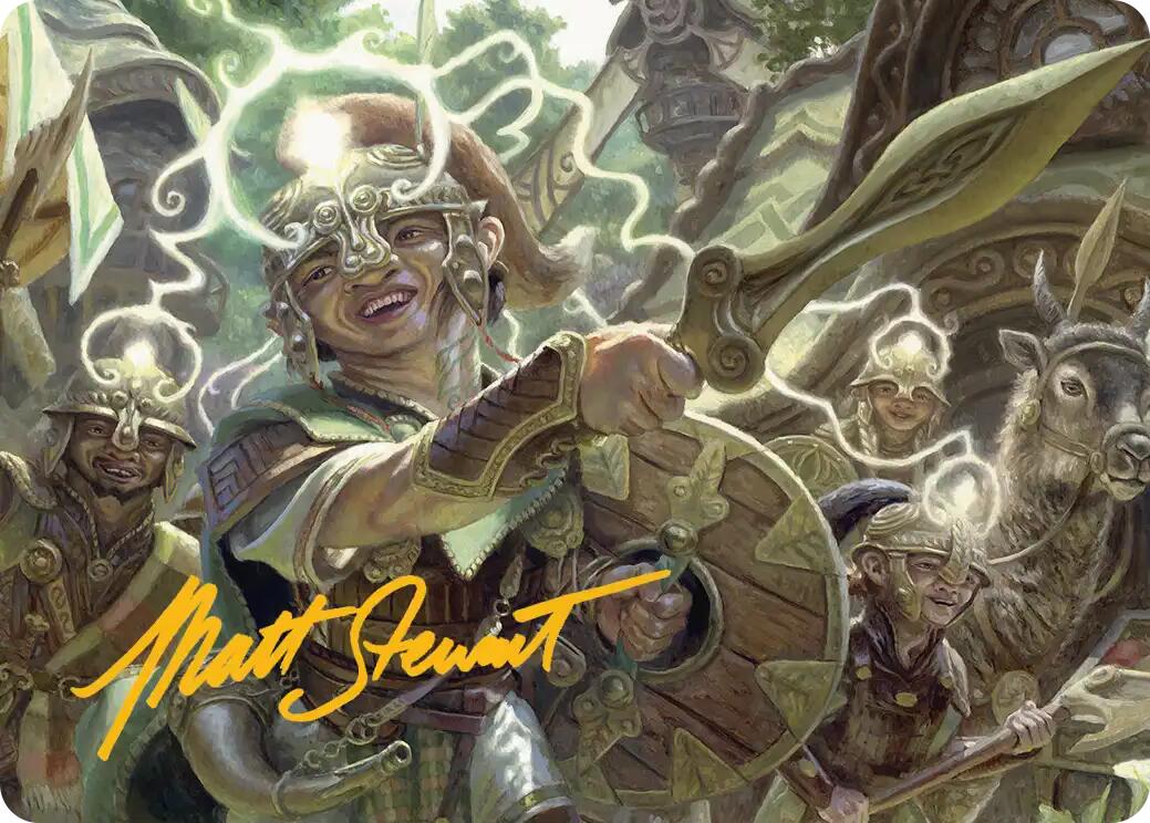 Thoughtweft Lieutenant Art Card (Gold-Stamped Signature) [Lorwyn Eclipsed Art Series] | Card Citadel