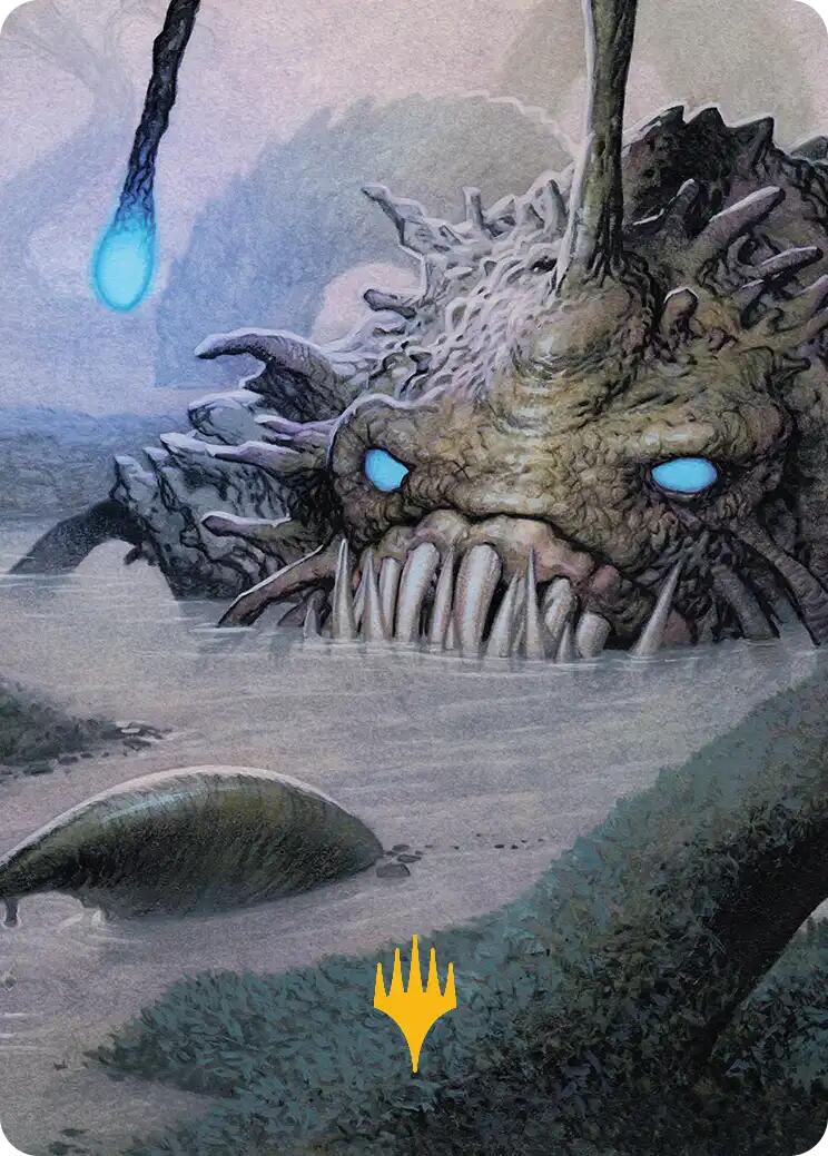 Deceit Art Card (Gold-Stamped Planeswalker Symbol) [Lorwyn Eclipsed Art Series] | Card Citadel