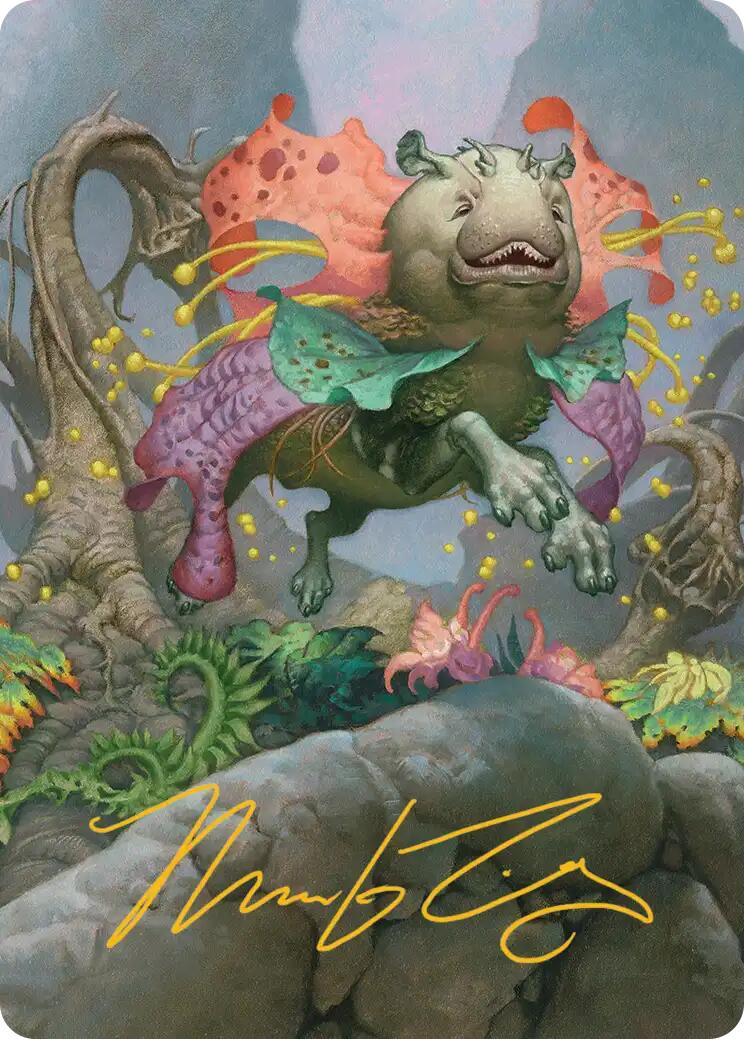 Vibrance Art Card (Gold-Stamped Signature) [Lorwyn Eclipsed Art Series] | Card Citadel