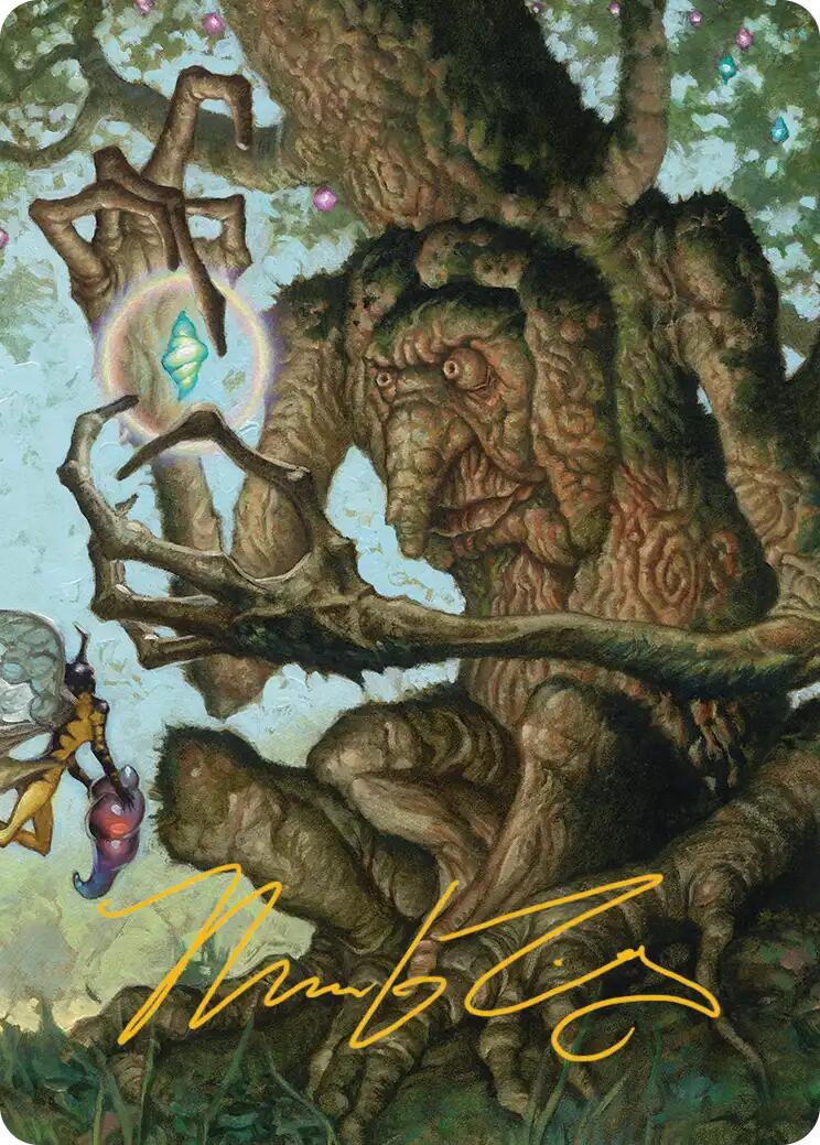 Faeburrow Elder Art Card (Gold-Stamped Signature) [Lorwyn Eclipsed Art Series] | Card Citadel