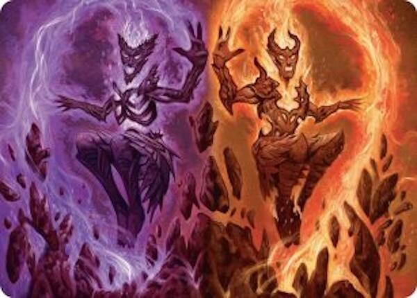 Fire Covenant Art Card [Lorwyn Eclipsed Art Series] | Card Citadel