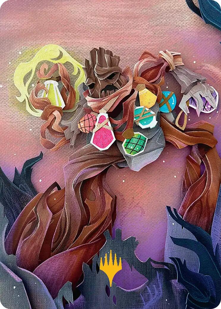 Painter's Servant Art Card (Gold-Stamped Planeswalker Symbol) [Lorwyn Eclipsed Art Series] | Card Citadel