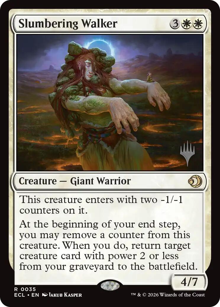 Slumbering Walker [Lorwyn Eclipsed Promos] | Card Citadel
