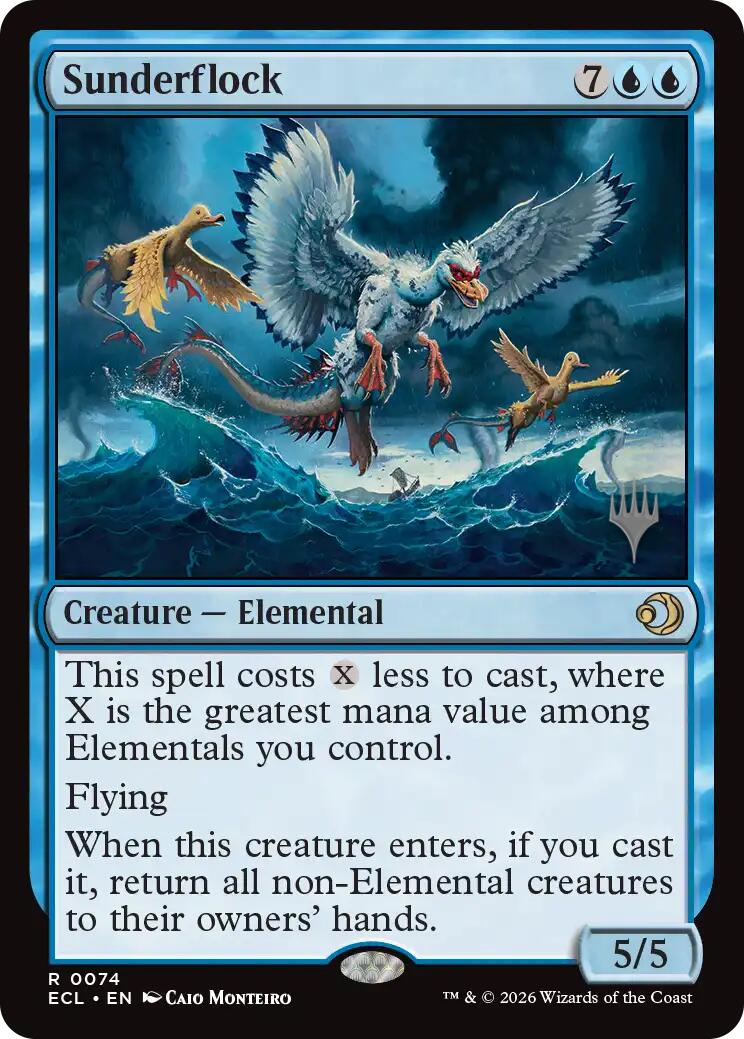 Sunderflock [Lorwyn Eclipsed Promos] | Card Citadel