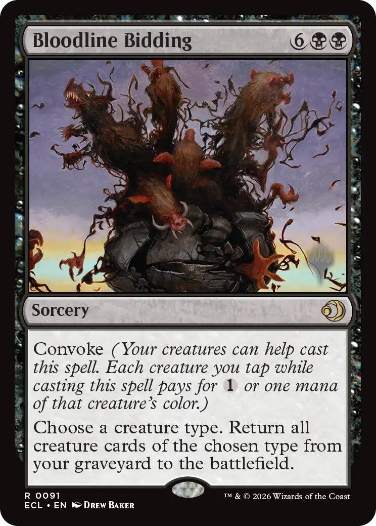 Bloodline Bidding [Lorwyn Eclipsed Promos] | Card Citadel