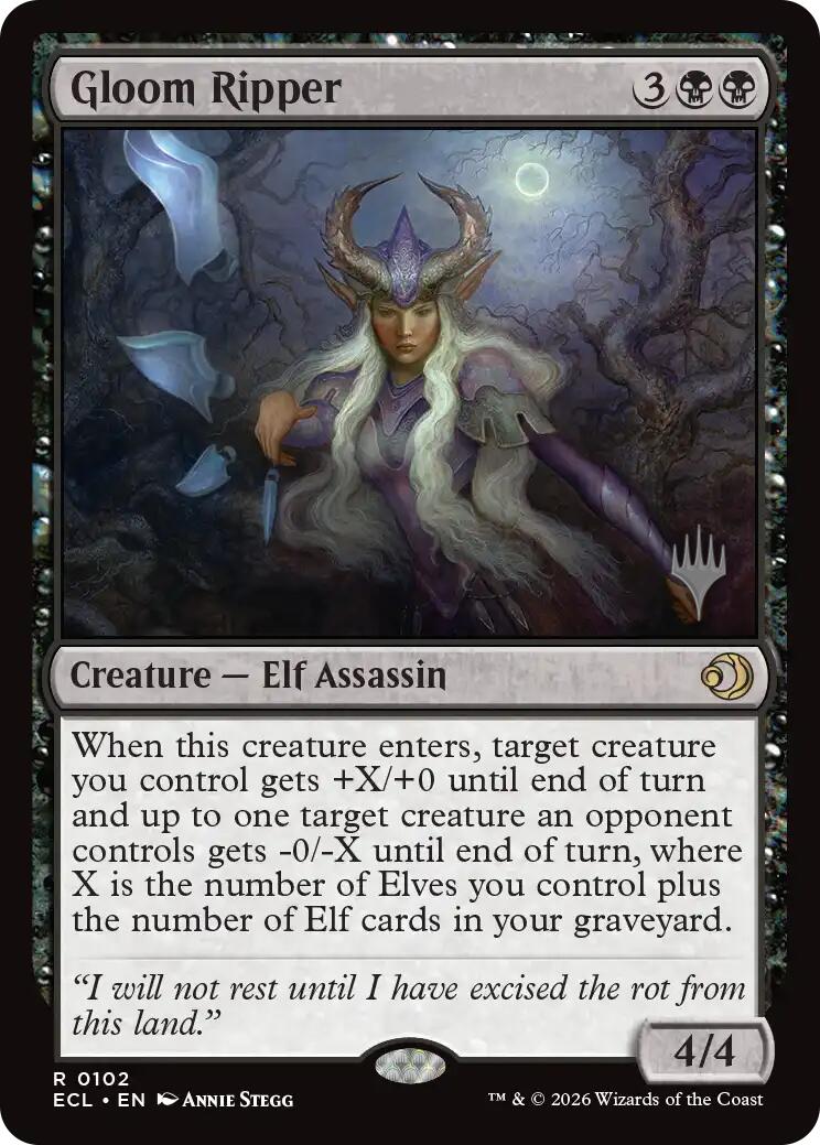 Gloom Ripper [Lorwyn Eclipsed Promos] | Card Citadel