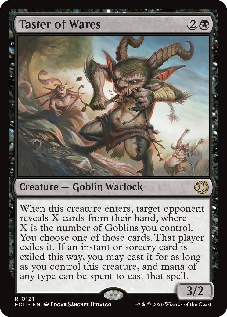 Taster of Wares [Lorwyn Eclipsed Promos] | Card Citadel