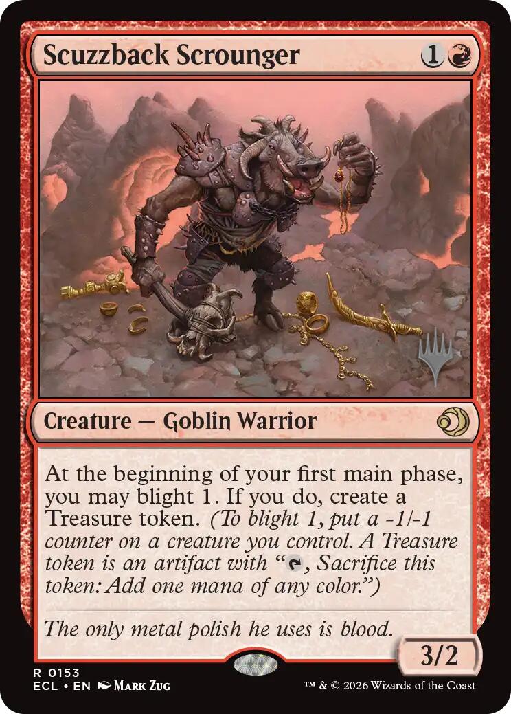 Scuzzback Scrounger [Lorwyn Eclipsed Promos] | Card Citadel