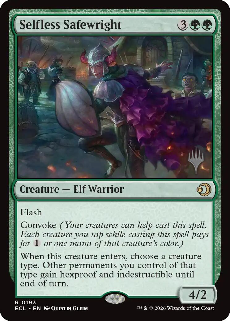 Selfless Safewright [Lorwyn Eclipsed Promos] | Card Citadel