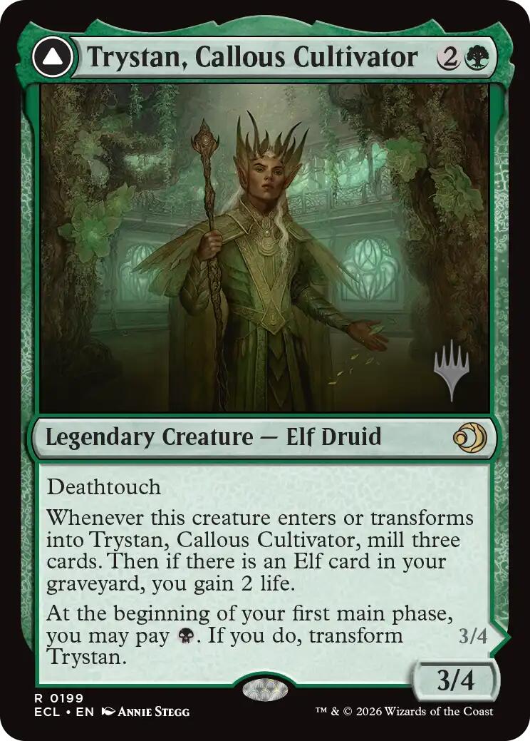 Trystan, Callous Cultivator [Lorwyn Eclipsed Promos] | Card Citadel