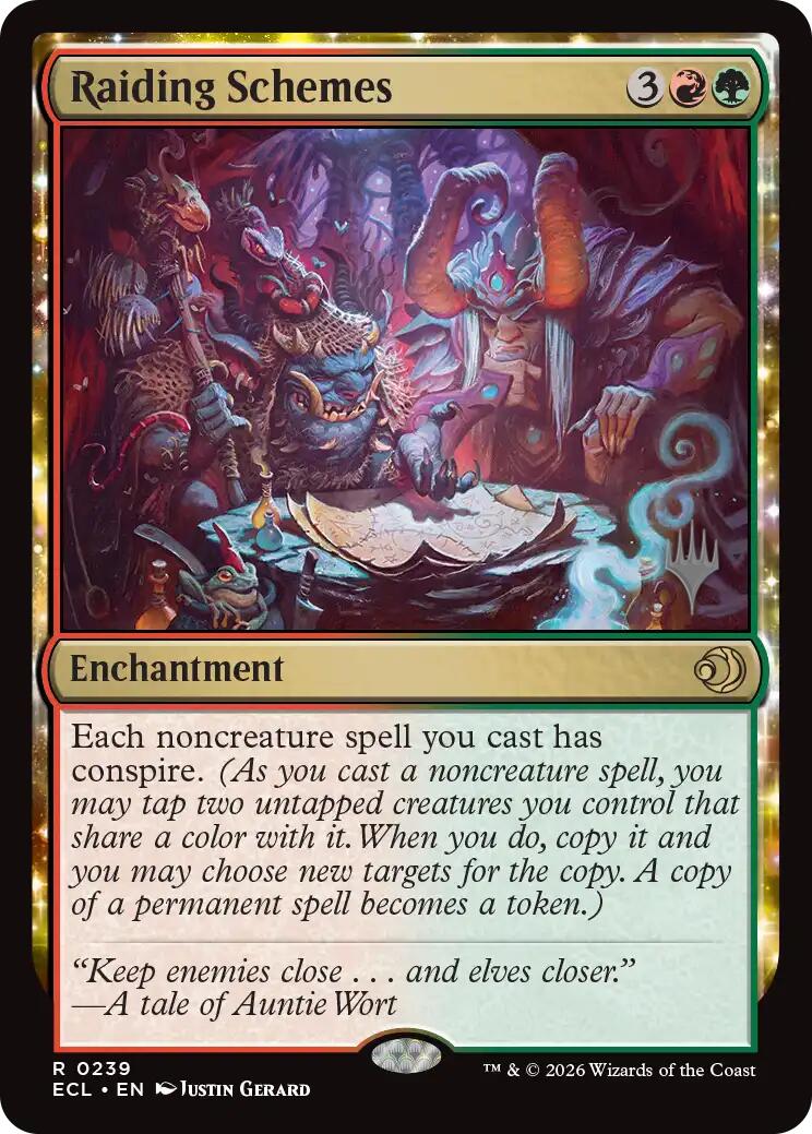 Raiding Schemes [Lorwyn Eclipsed Promos] | Card Citadel