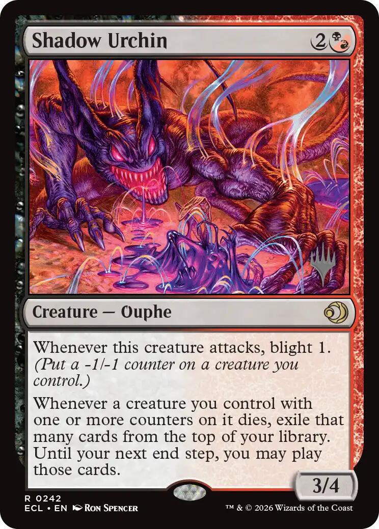 Shadow Urchin [Lorwyn Eclipsed Promos] | Card Citadel