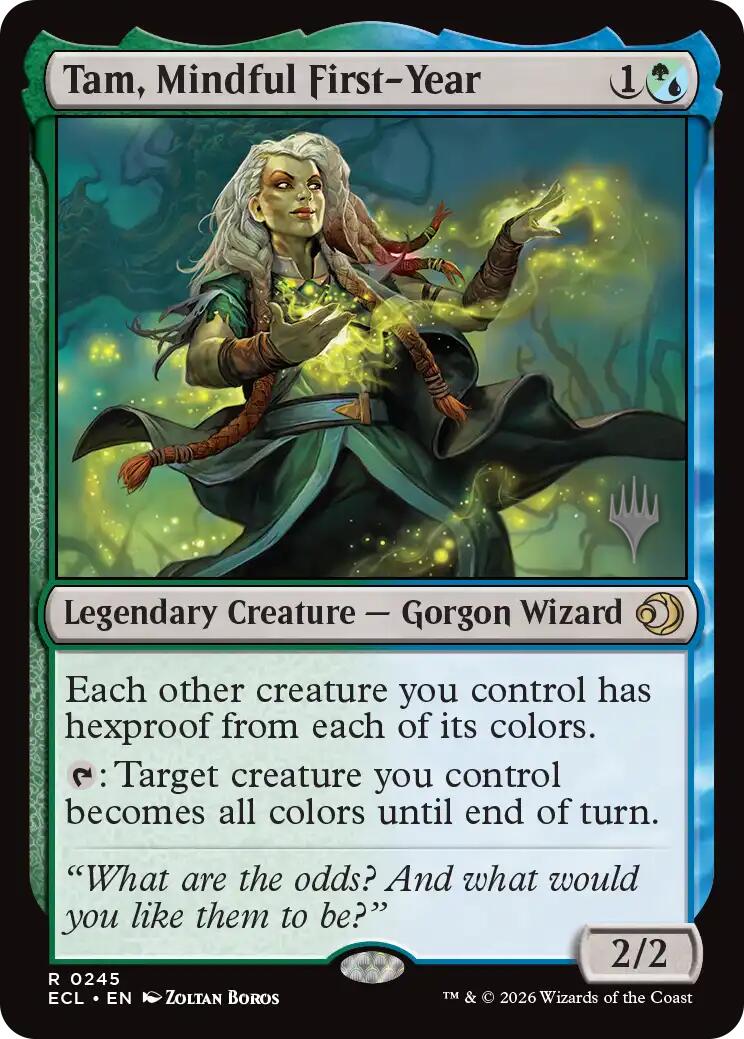 Tam, Mindful First-Year [Lorwyn Eclipsed Promos] | Card Citadel