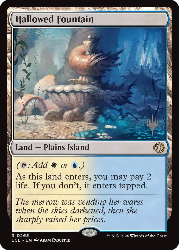 Hallowed Fountain [Lorwyn Eclipsed Promos] | Card Citadel