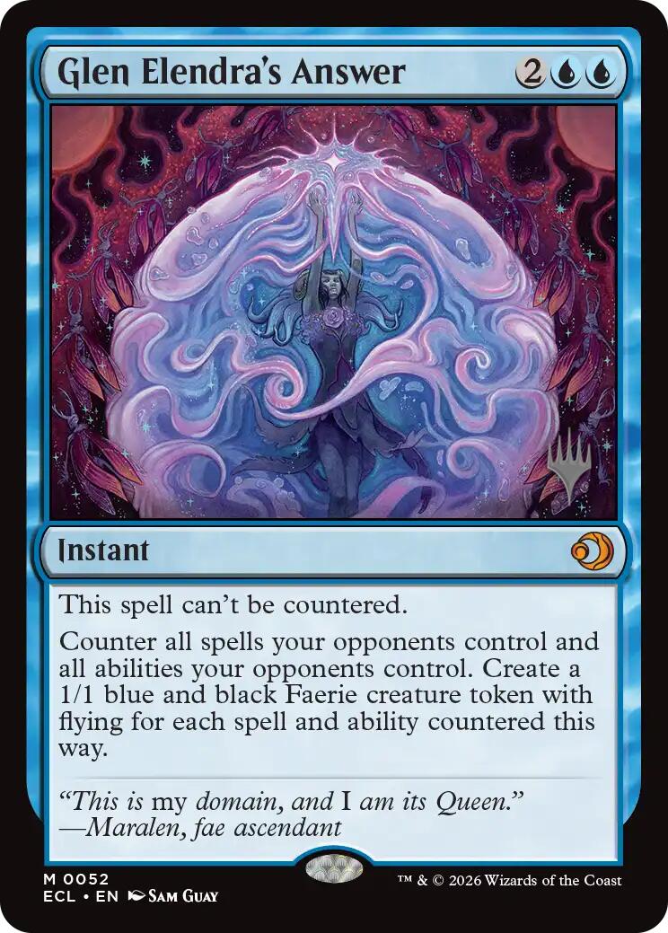 Glen Elendra's Answer [Lorwyn Eclipsed Promos] | Card Citadel