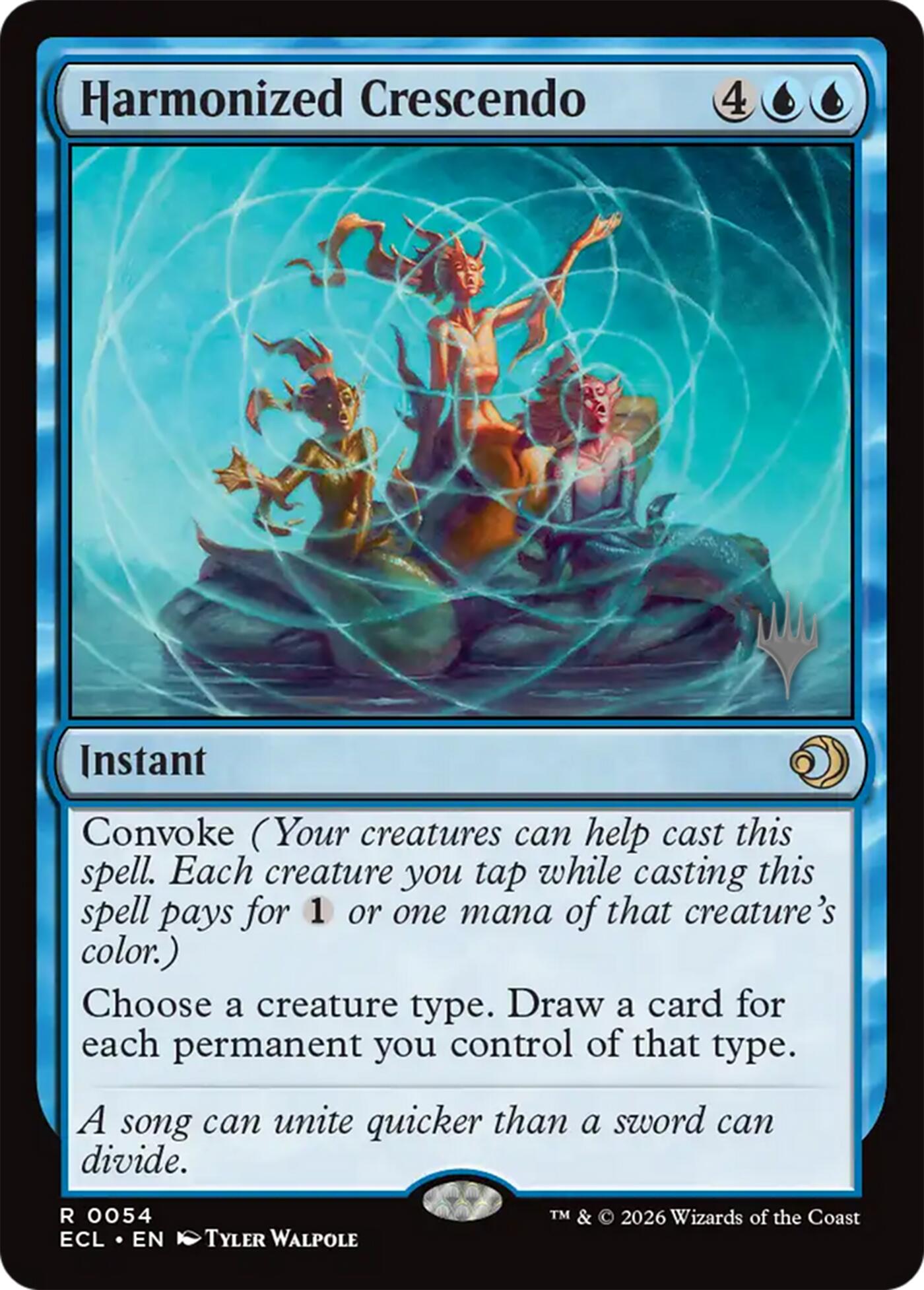 Harmonized Crescendo [Lorwyn Eclipsed Promos] | Card Citadel