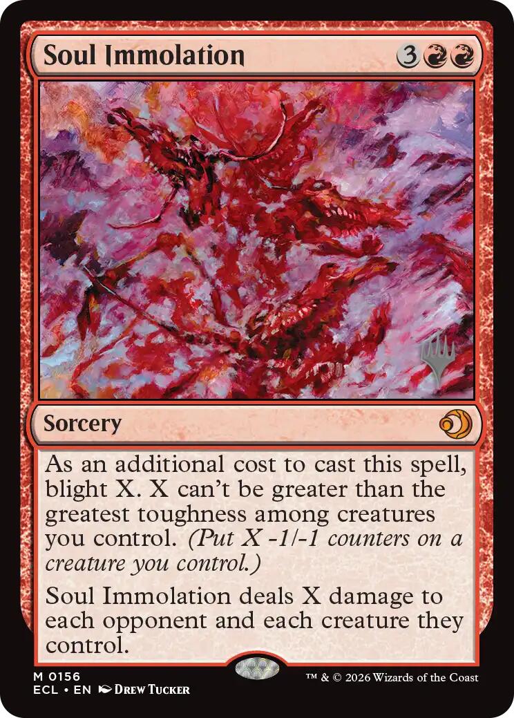 Soul Immolation [Lorwyn Eclipsed Promos] | Card Citadel