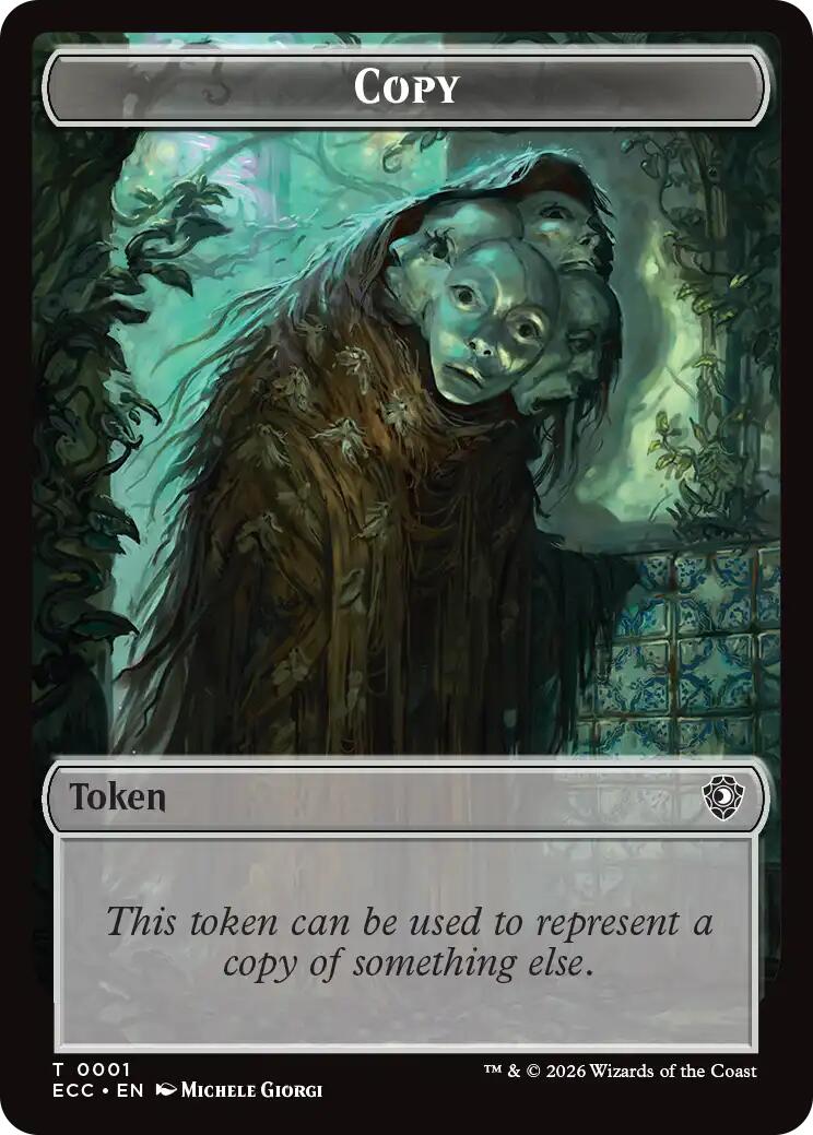 Copy // Shapeshifter Double-Sided Token [Lorwyn Eclipsed Tokens] | Card Citadel