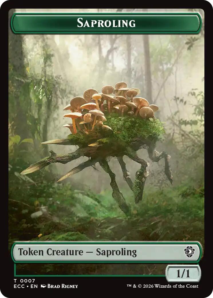 Saproling // Poison Counter Double-Sided Token [Lorwyn Eclipsed Tokens] | Card Citadel