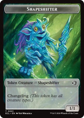 Treasure // Shapeshifter Double-Sided Token [Lorwyn Eclipsed Tokens] | Card Citadel
