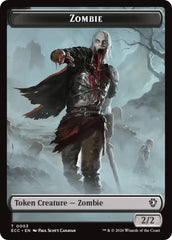 Zombie // Elf Warrior Double-Sided Token [Lorwyn Eclipsed Tokens] | Card Citadel
