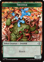 Treefolk // Goblin Double-Sided Token [Lorwyn Eclipsed Tokens] | Card Citadel