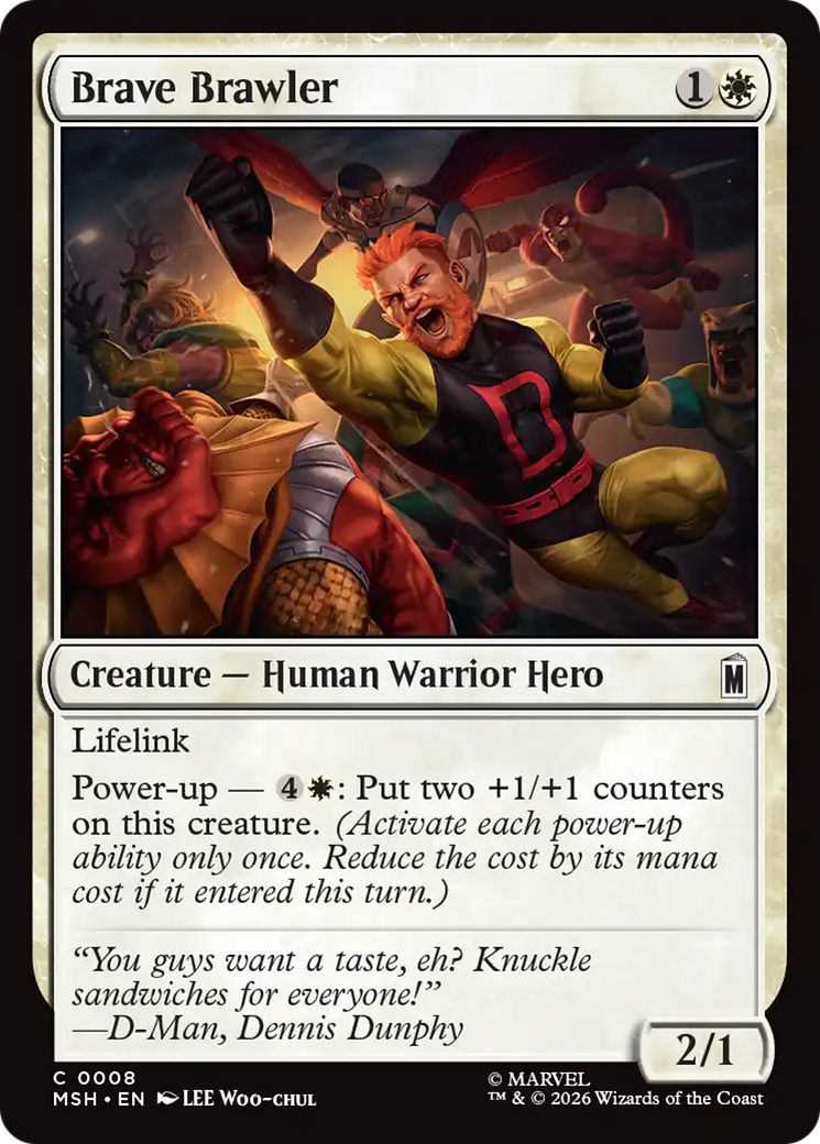 Brave Brawler [Marvel Super Heroes] | Card Citadel