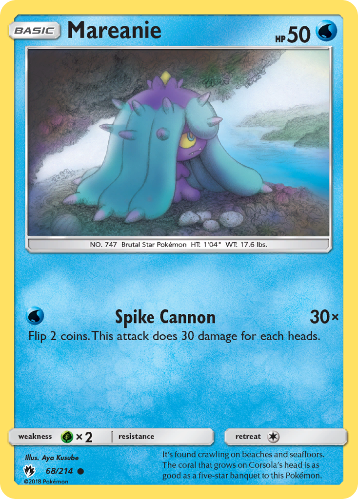 Mareanie (68/214) [Sun & Moon: Lost Thunder] | Card Citadel