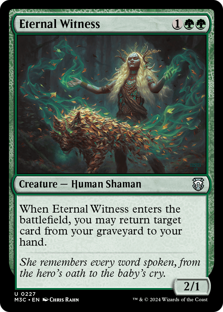 Eternal Witness [Modern Horizons 3 Commander] | Card Citadel