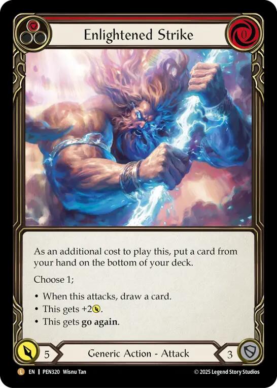 Enlightened Strike [PEN320] (Compendium of Rathe) | Card Citadel