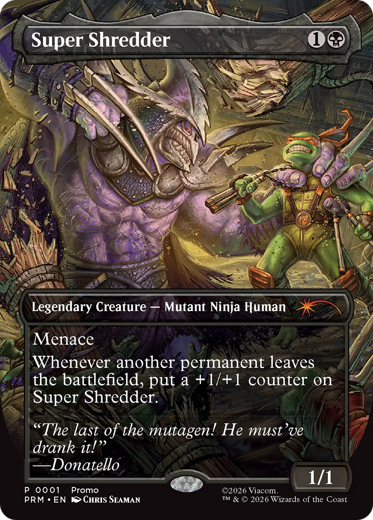 Super Shredder (Borderless) [Spotlight Series] | Card Citadel