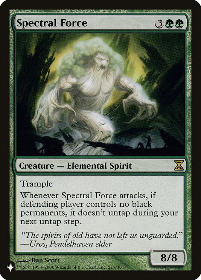 Spectral Force [The List] | Card Citadel