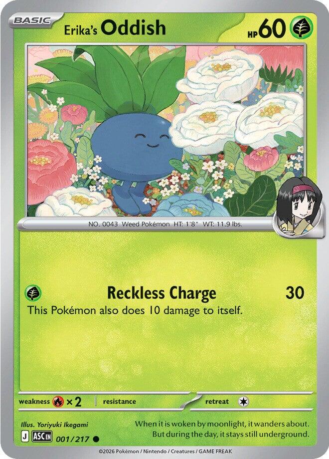 Erika's Oddish (001/217) [Mega Evolution: Ascended Heroes] | Card Citadel