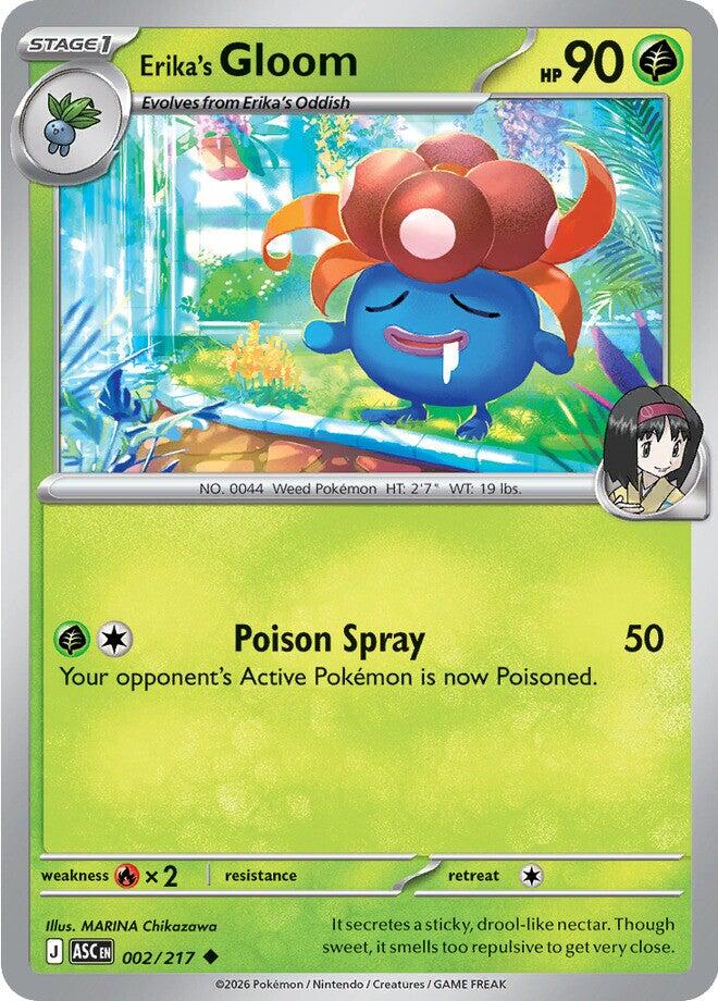 Erika's Gloom (002/217) [Mega Evolution: Ascended Heroes] | Card Citadel