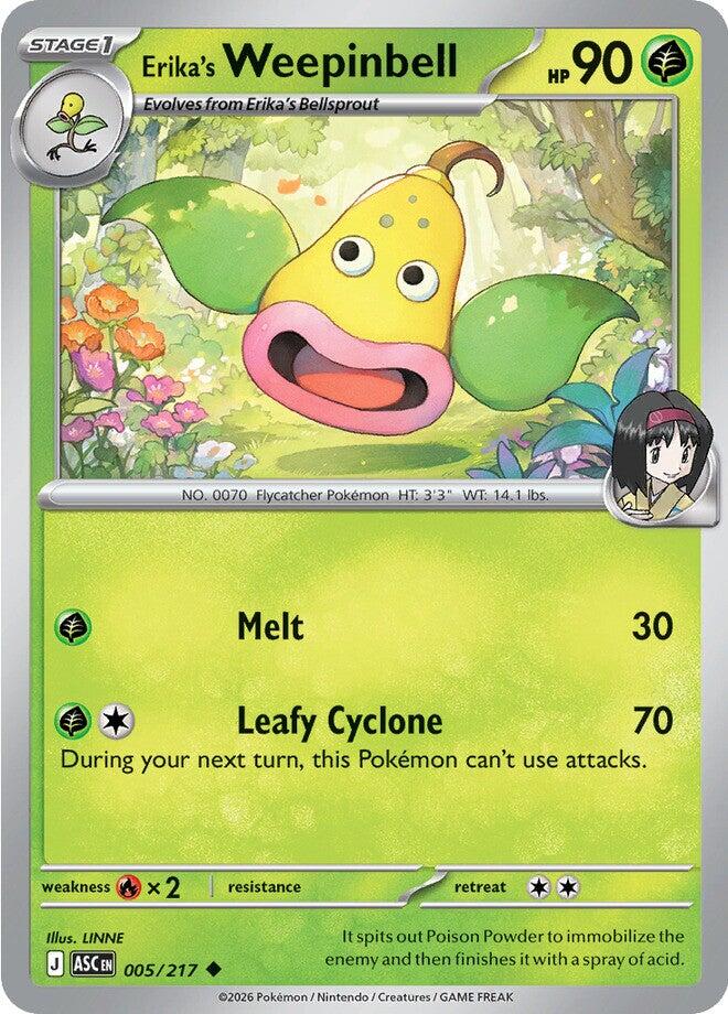 Erika's Weepinbell (005/217) [Mega Evolution: Ascended Heroes] | Card Citadel