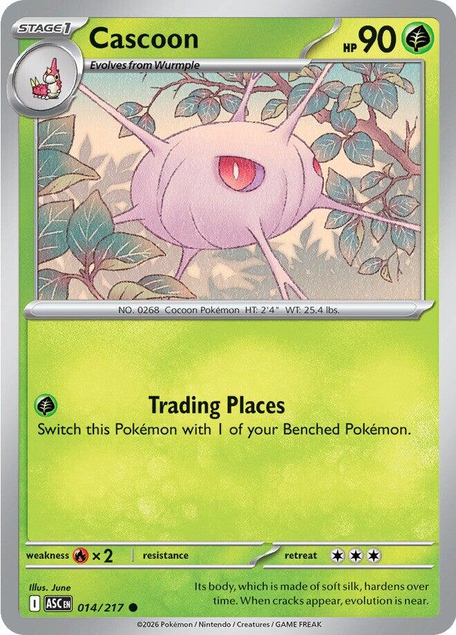 Cascoon (014/217) [Mega Evolution: Ascended Heroes] | Card Citadel