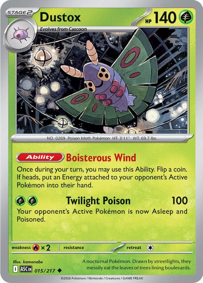 Dustox (015/217) [Mega Evolution: Ascended Heroes] | Card Citadel