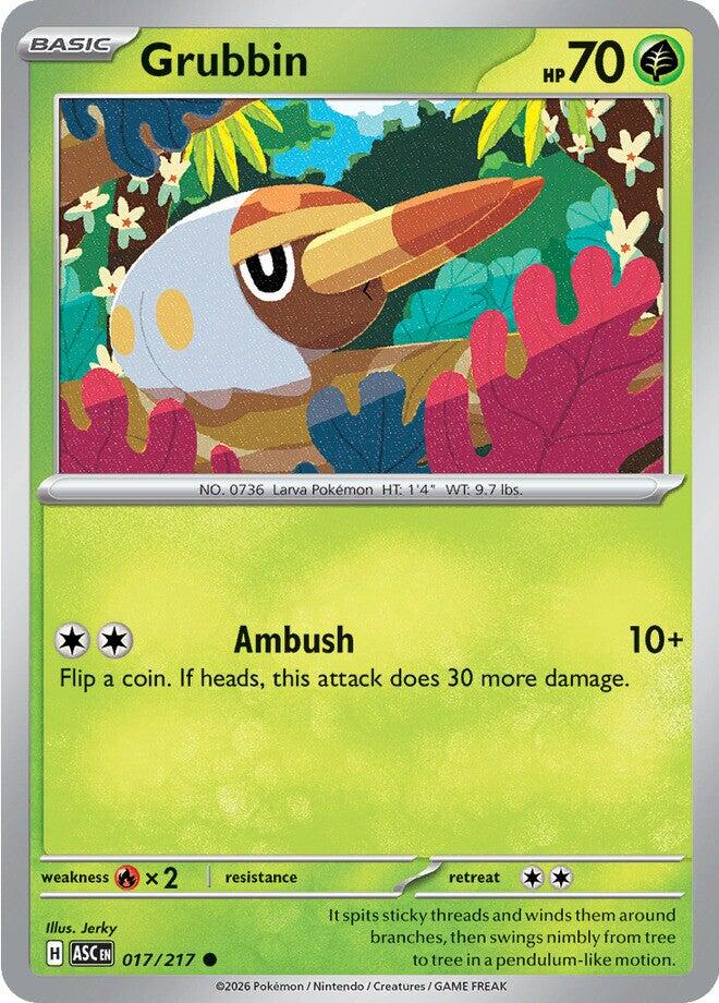 Grubbin (017/217) [Mega Evolution: Ascended Heroes] | Card Citadel