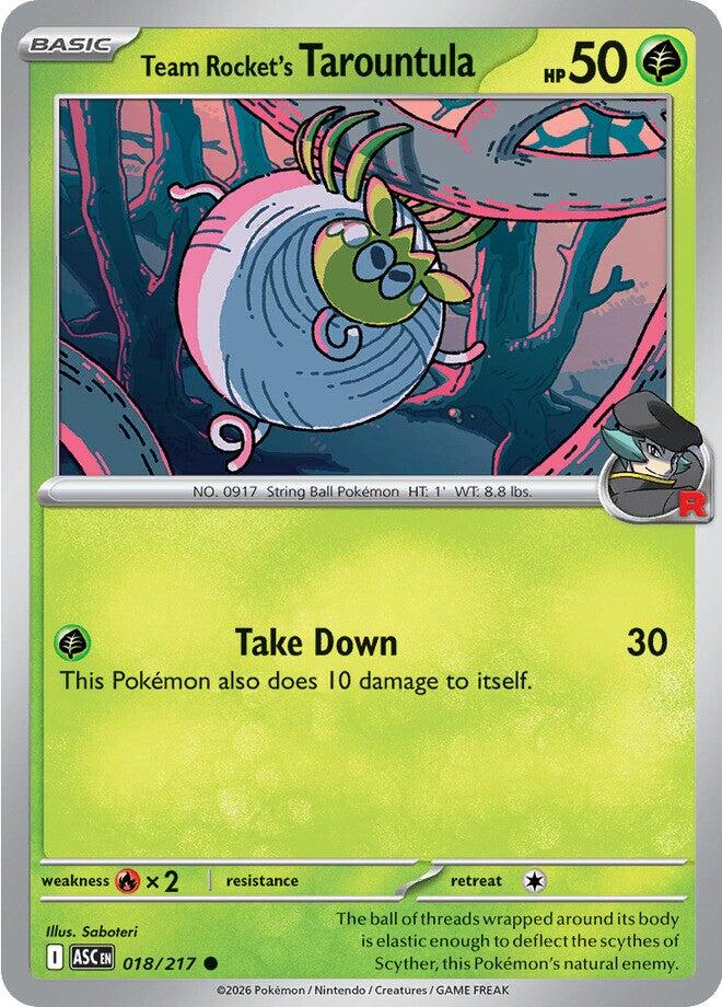 Team Rocket's Tarountula (018/217) [Mega Evolution: Ascended Heroes] | Card Citadel