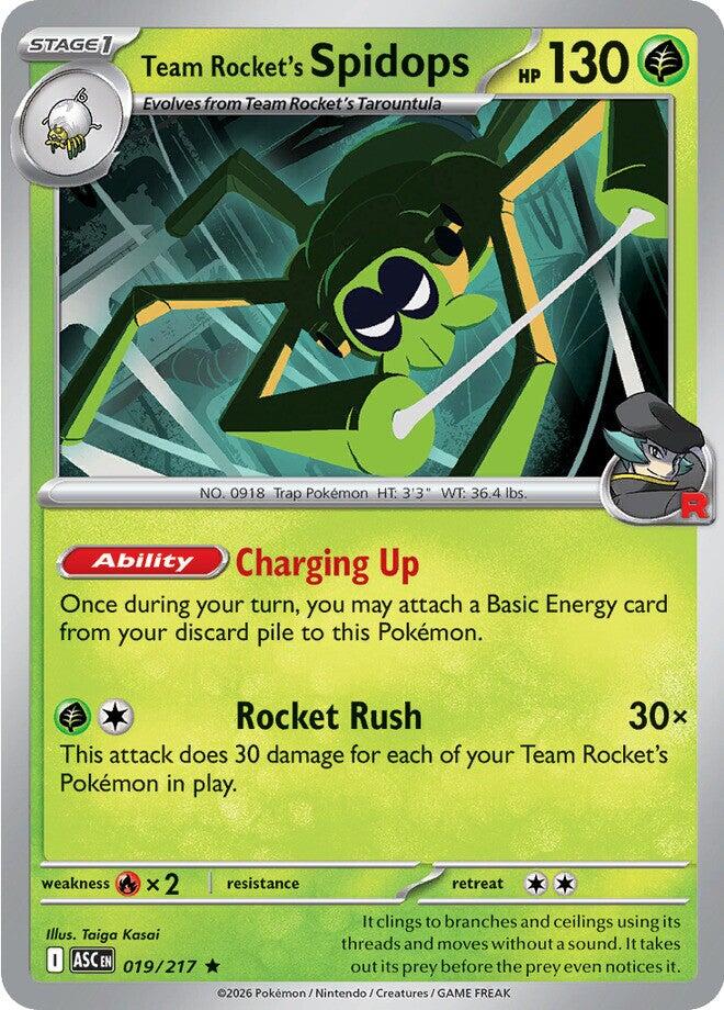 Team Rocket's Spidops (019/217) [Mega Evolution: Ascended Heroes] | Card Citadel