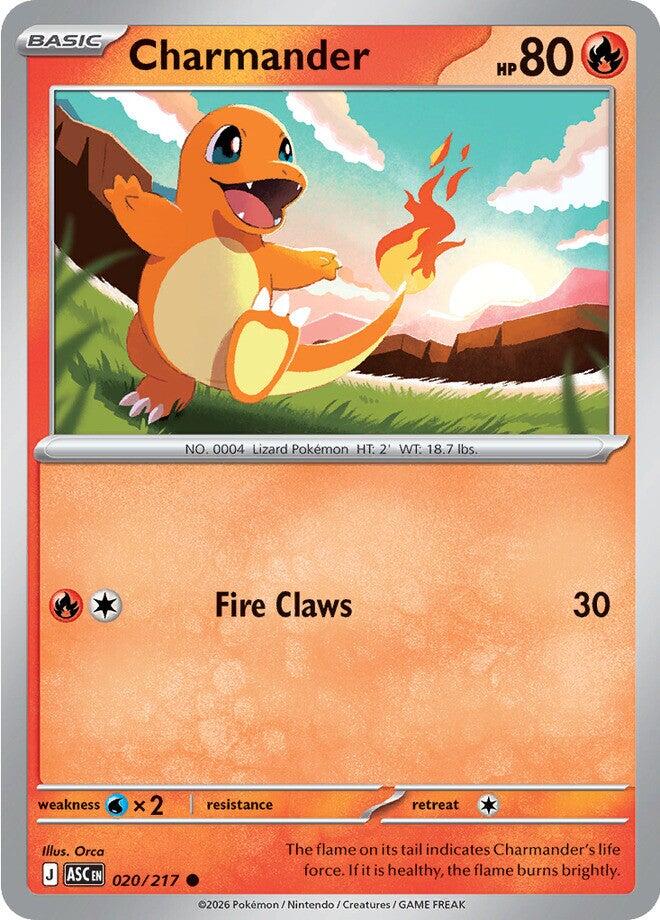 Charmander (020/217) [Mega Evolution: Ascended Heroes] | Card Citadel