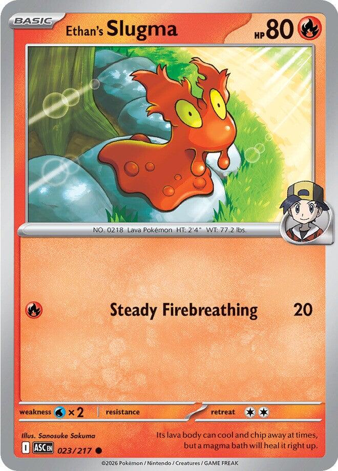 Ethan's Slugma (023/217) [Mega Evolution: Ascended Heroes] | Card Citadel