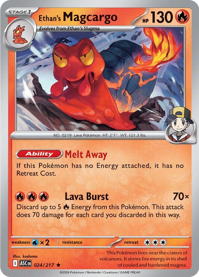 Ethan's Magcargo (024/217) [Mega Evolution: Ascended Heroes] | Card Citadel