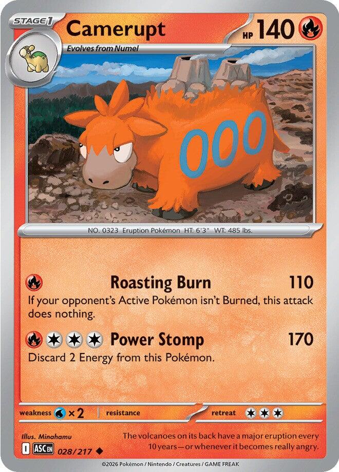 Camerupt (028/217) [Mega Evolution: Ascended Heroes] | Card Citadel