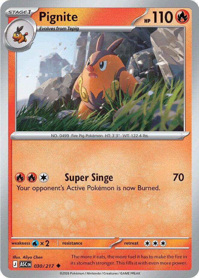 Pignite (030/217) [Mega Evolution: Ascended Heroes] | Card Citadel