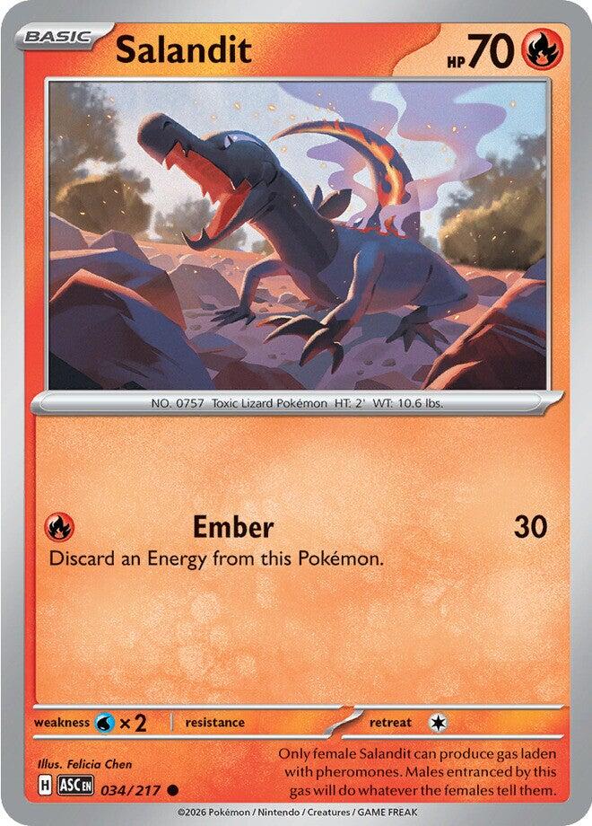Salandit (034/217) [Mega Evolution: Ascended Heroes] | Card Citadel