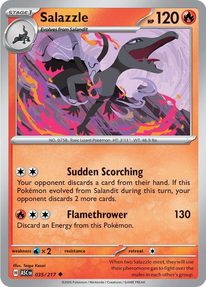 Salazzle (035/217) [Mega Evolution: Ascended Heroes] | Card Citadel