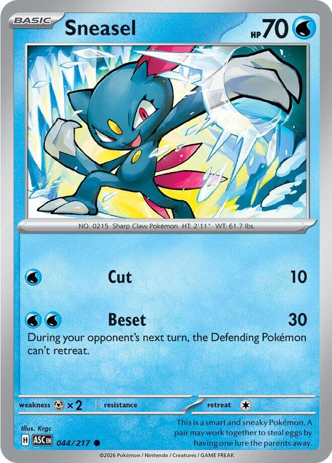 Sneasel (044/217) [Mega Evolution: Ascended Heroes] | Card Citadel