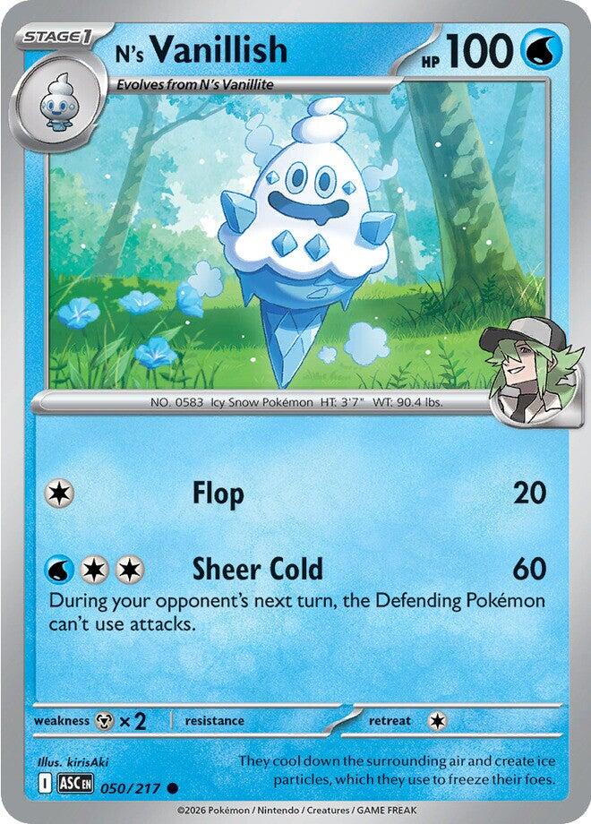 N's Vanillish (050/217) [Mega Evolution: Ascended Heroes] | Card Citadel
