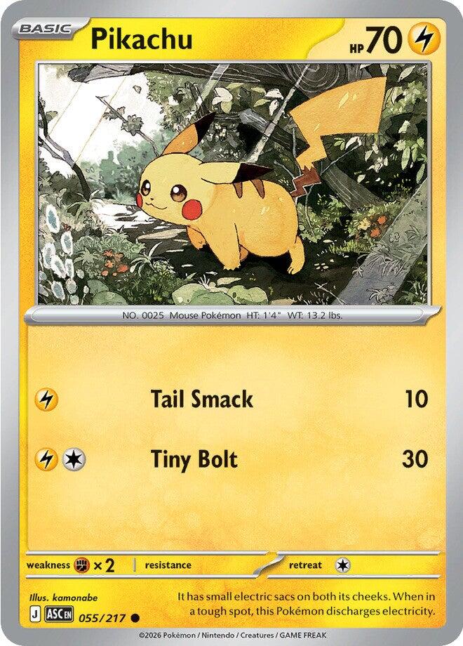 Pikachu (055/217) [Mega Evolution: Ascended Heroes] | Card Citadel